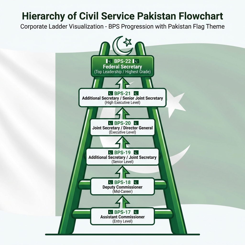 CSS Career Hierarchy Chart