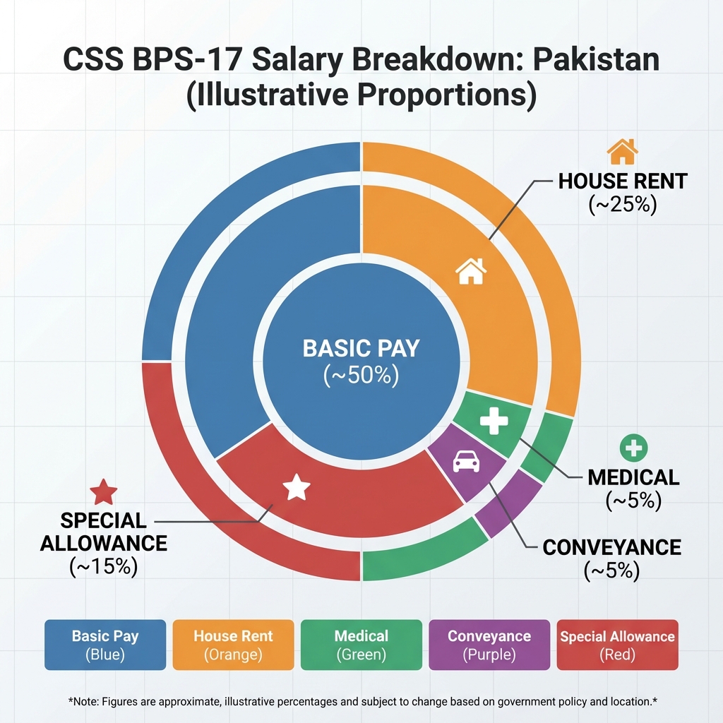 CSS Salary Breakdown Chart